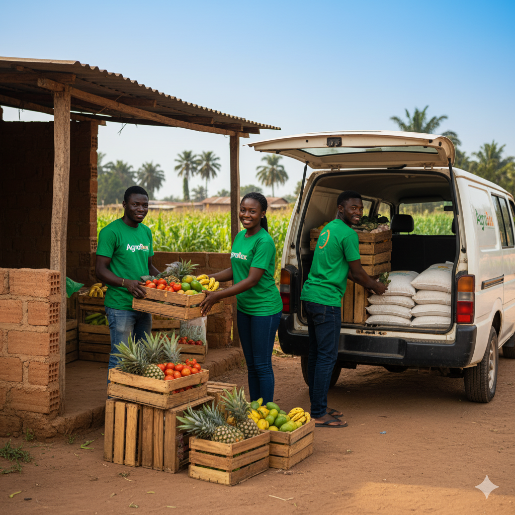 Logistique et camion AgroBox