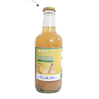 Jus d'ananas pur après transformation